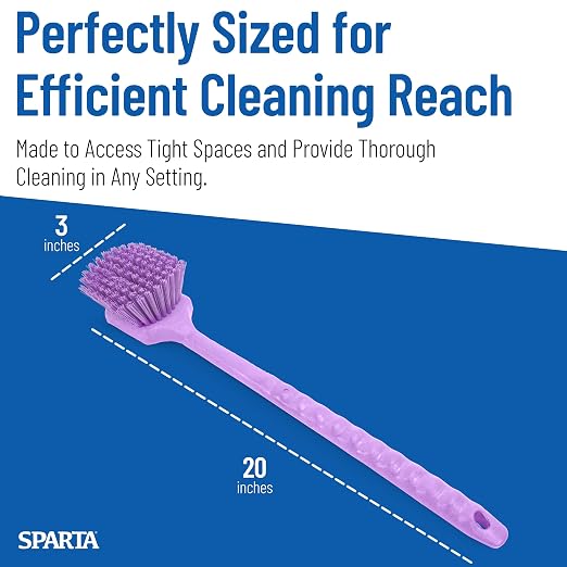 SPARTA 40501EC68 Plastic Large Scrub Brush, Kitchen Brush, Utility Brush - Image 5