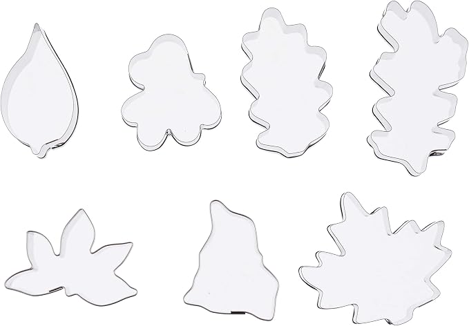 Ateco 7 pc Stainless Steel Leaf Cutter Set - Image 2
