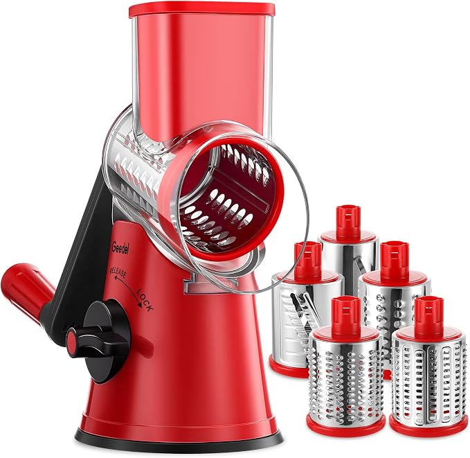 Geedel Rotary Cheese Grater Cheese Shredder by Geedel