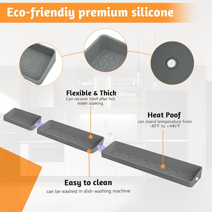 30"/24"/20" Silicone Stove Top Magnetic Shelf - Image 4