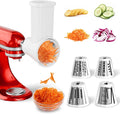 Slicer Shredder Attachment for KitchenAid Stand Mixer, Cheese Grater Attachment by GuanQiao