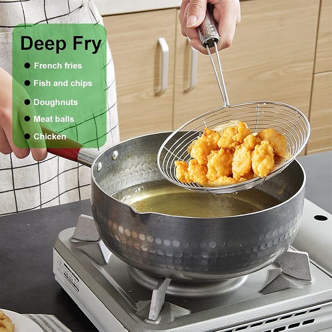 Swify Spider Strainer Set of 3 Asian Strainer Ladle Stainless Steel Wire - Image 5