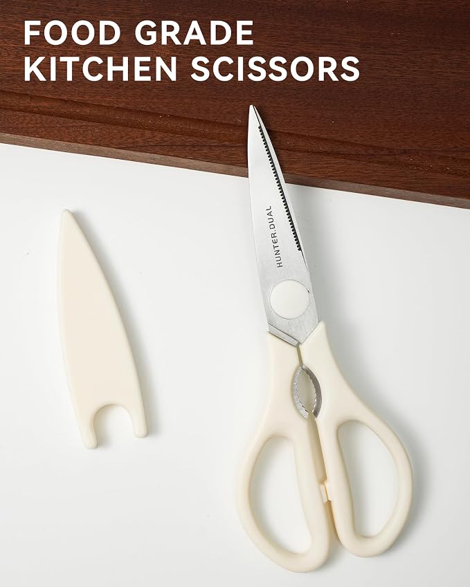 Kitchen Scissors for Food, HUNTER.DUAL Heavy Duty Come Apart Poultry Shears for - Image 7