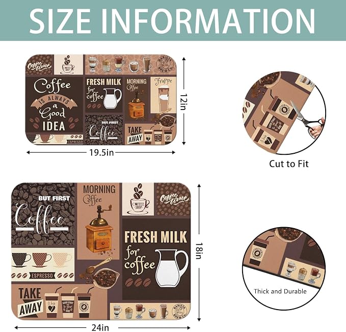 Dish Drying Mat for Kitchen Counter 2 Pack - Image 5