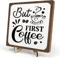 Coffee Bar Sign Plaque, Coffee Bar Accessories, Rustic Farmhouse Cafe Sign by DMADNF
