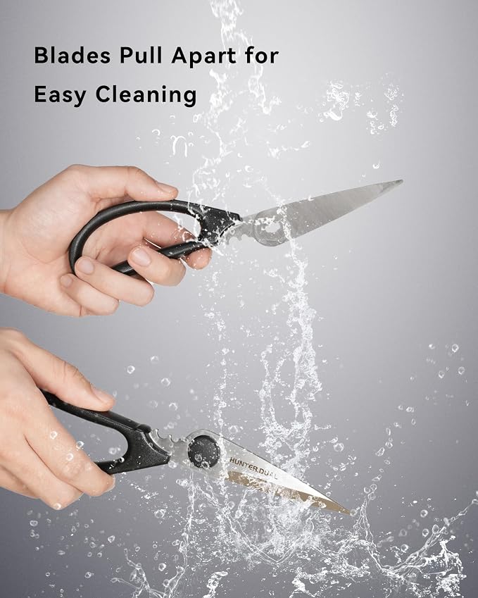 Kitchen Scissors for Food, HUNTER.DUAL Heavy Duty Come Apart Poultry Shears for - Image 4