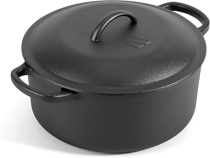 Northriver Casting 6 QT Basics Cast Iron Dutch Oven Pot by NorthriverCasting