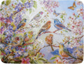 Floral Birds Dish Drying Mat Spring Decoration Absorbent Dish Drain Cloth Mat by Giwawa