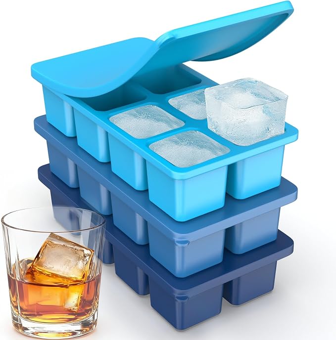 Large Silicone Ice Cube Trays by ZDPMK