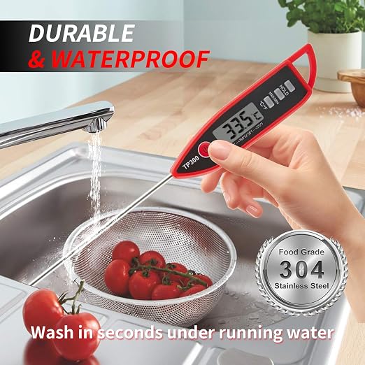 YFL Digital Meat Thermometer, Instant Read Food Thermometer, Large LCD Display - Image 3