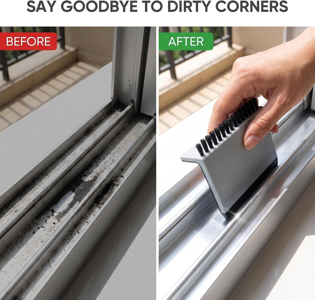 2 Pcs Black Kitchen Sink Squeegee Cleaner Countertop Brush Wiper