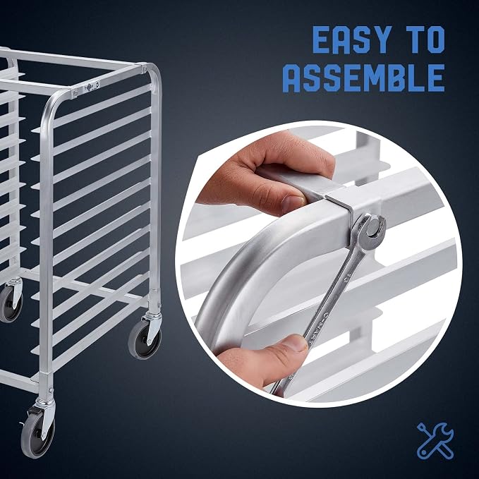 Profeeshaw Bun Pan Bakery Rack 10 Tier - Image 6