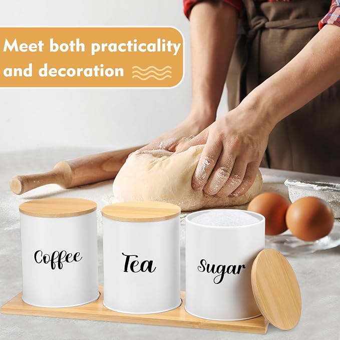Reallnaive Coffee Tea Sugar Container Set - Image 5