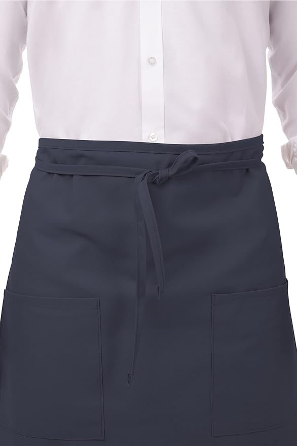 Chef Works Unisex Two Pocket Bistro Apron - Image 6