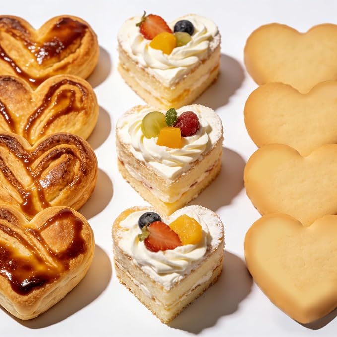 Heart Cookie Cutters, 5 Piece Biscuit Cutters - Image 6