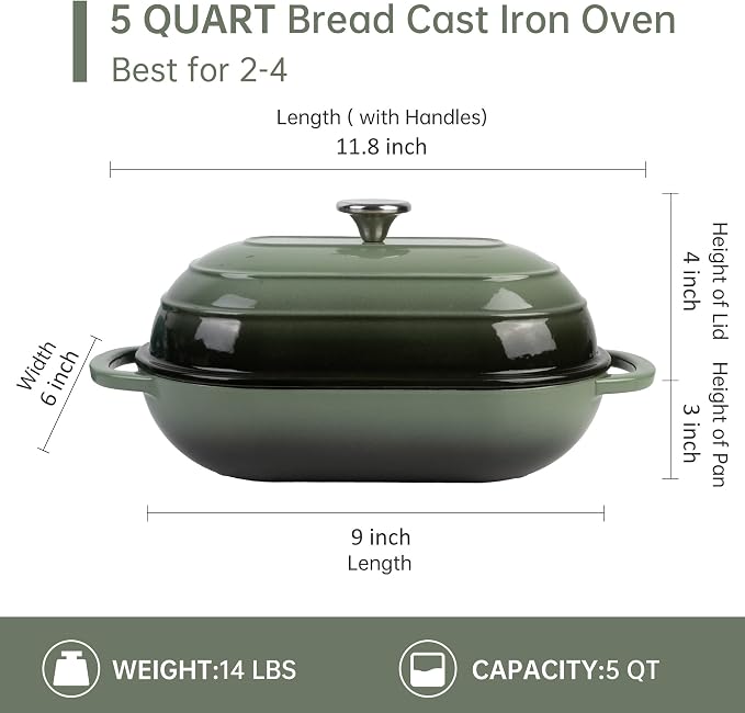 Premium Enameled Cast Iron Dutch Oven - Image 6