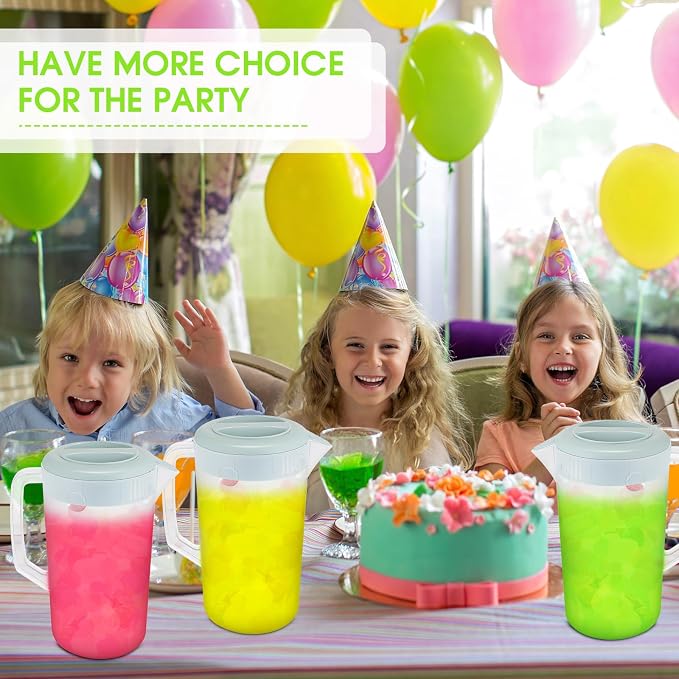 Uiifan 4 Pcs Plastic Water Pitcher - Image 5
