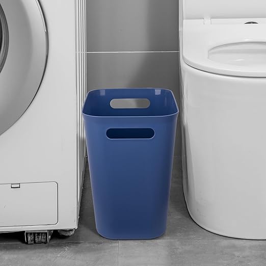 UUJOLY Plastic Small Trash Can Wastebasket, Garbage Container Basket - Image 5