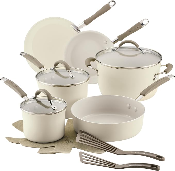 Rachael Ray Cucina Ceramic Cookware Set by RachaelRayKitchenware