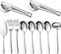 Patelai Serving Utensils Set Include Stainless Steel Large Spoons Slotted by Patelai