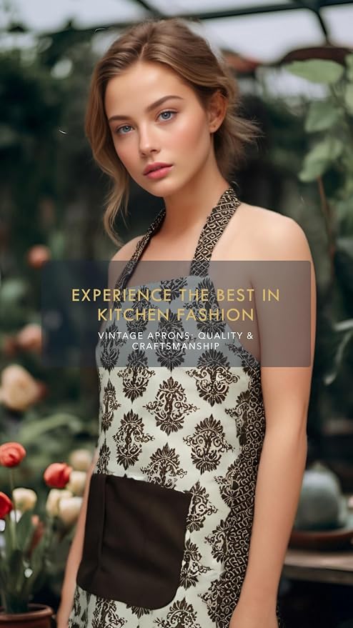 Lovely Flower Pattern Retro Aprons - Image 7