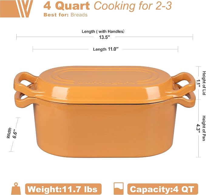 VORRINGARD Oval Dutch Oven Pot - Image 2