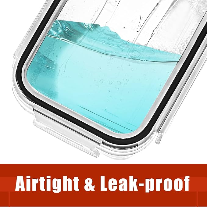 PRAKI 30 Pack Airtight Food Storage Containers - Image 3
