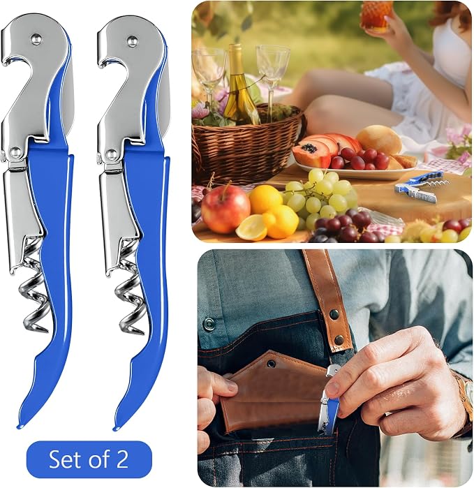 HYZ 2-Pack Wine Opener Waiter Corkscrew, Professional Wine Key - Image 8