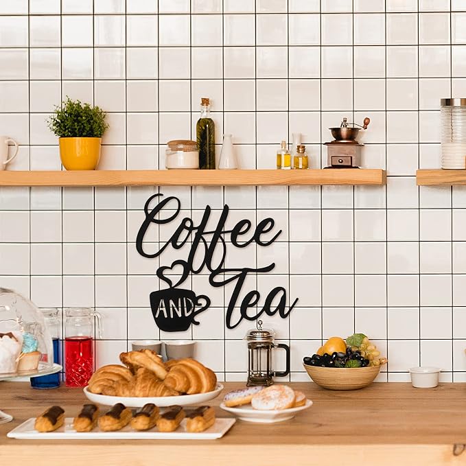 Ferraycle Coffee Bar Decor, 12 x 10.2 Inch Sign - Image 6