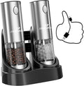 Electric Salt and Pepper Grinder Set by JINGASA
