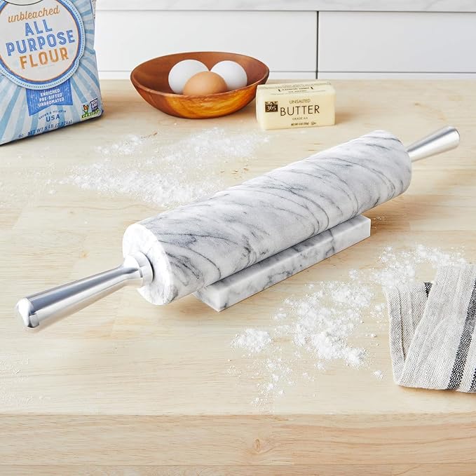 Fox Run 8648 Marble Rolling Pin and Base - Image 5