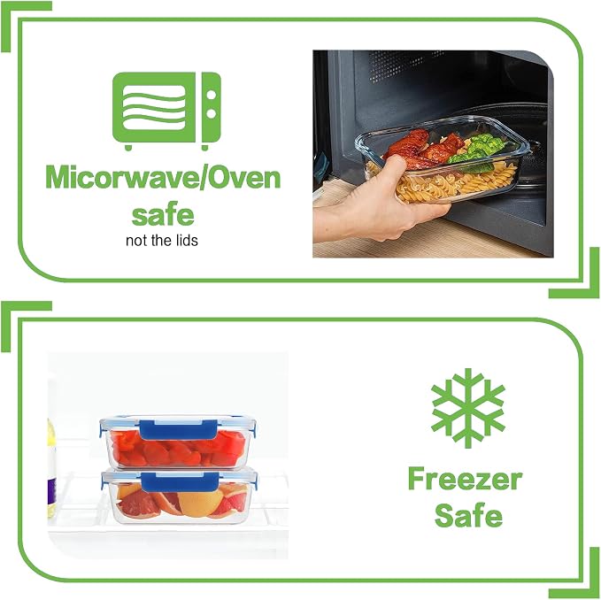 HOMBERKING 24pc Glass Food Storage Containers - Image 5