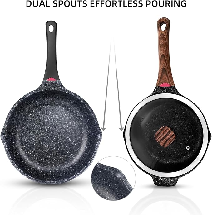 Vinchef Nonstick Sauce Pan & Skillet - Image 5