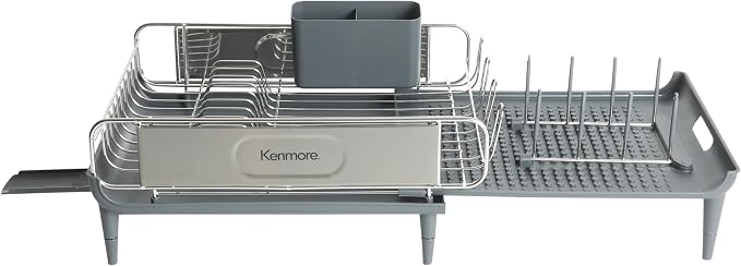 Kenmore Loxdell Expandable Full Size Rust Resistant Dish Rack - Image 7