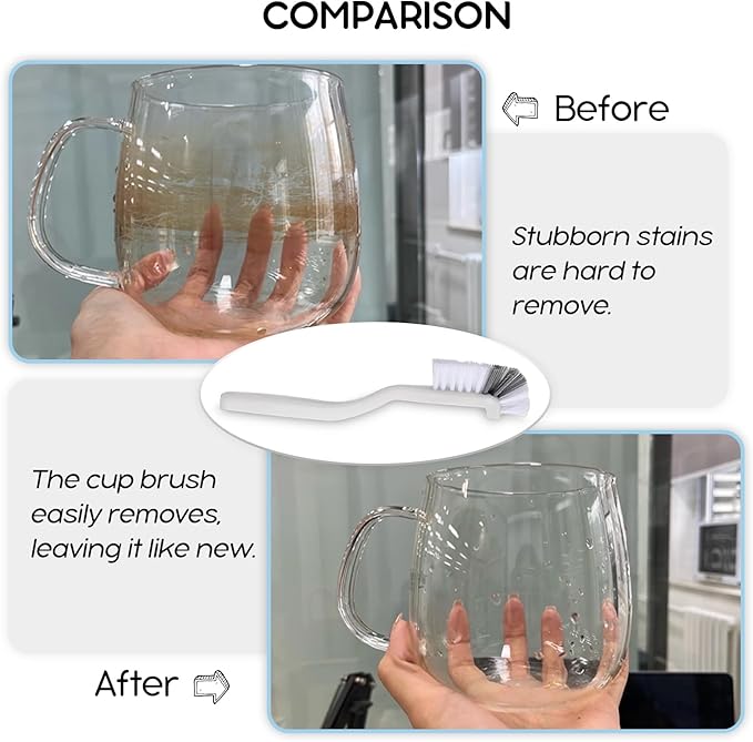 9 Pack Crevice Cleaning Brush Set, Hard Bristle Detail Brush Set - Image 5