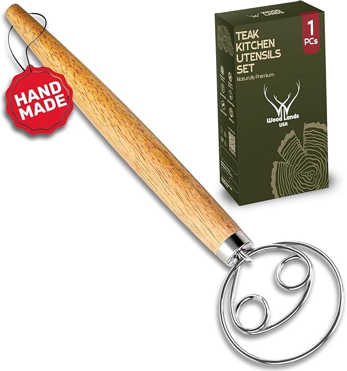 WOODLANDS USA Danish Dough Whisk by WOODLANDSUSA