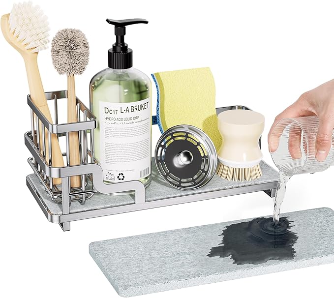 Consumest Sponge Holder for Kitchen Sink by Consumest