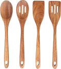 4-Piece 14" Large Acacia Wood Utensils Set by Renawe