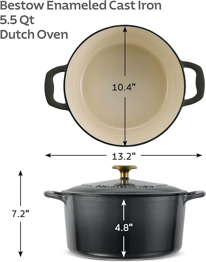 Tramontina Bestow Enameled Cast Iron Dutch Oven Pot - Image 2