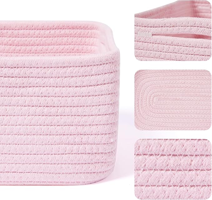 MiniArk Small Storage Baskets for Organizing | Closet Organizer Bins | Shelf - Image 2