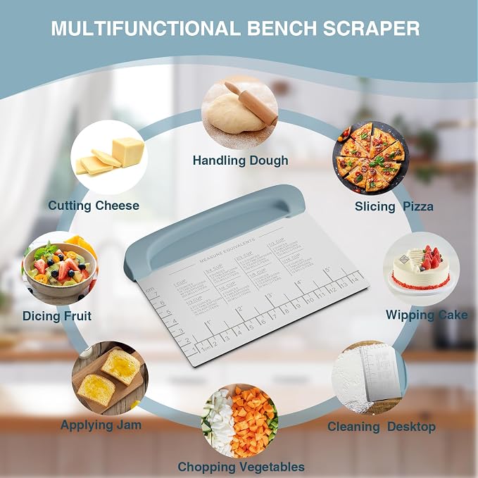 Bench Scraper Dough Cutter Tool - Image 4