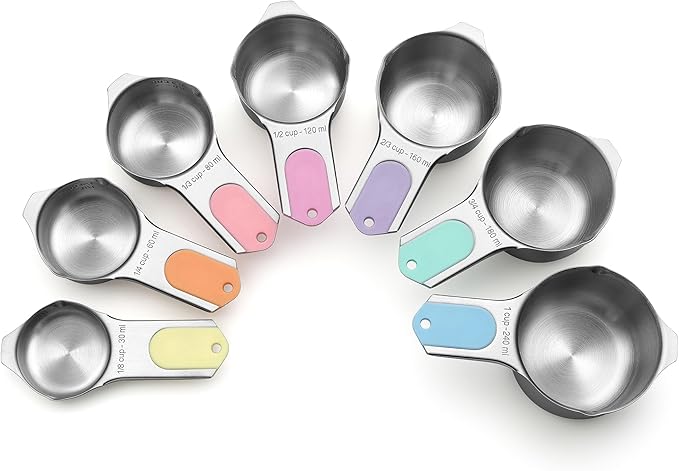 Spring Chef Magnetic Stainless Steel Measuring Cups, Kitchen Tools by SpringChef
