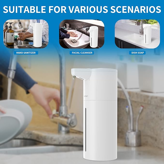Aunmaon Automatic Soap Dispenser Touchless, Kitchen & Bathroom, Hands-Free - Image 2