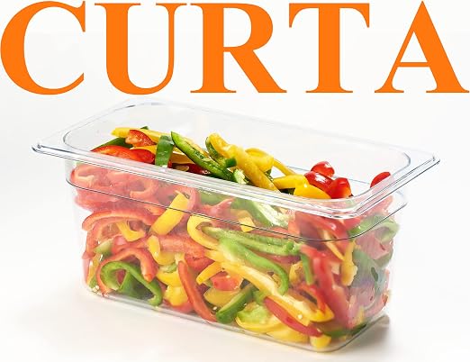 CURTA 6-Pack 1/3 Size 6" Deep NSF Polycarbonate Food Pans | Dishwasher & - Image 6