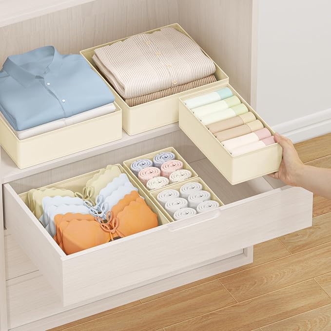 DIMJ Drawer Organizer Clothes 24 Pack - Image 4