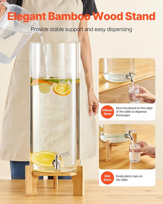 VEVOR Beverage Dispenser, 3.5 Gallon Drink Dispensers - Image 5