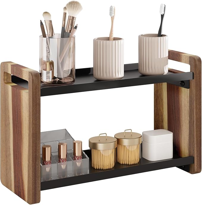 Bathroom Counter Organizer, Bathroom Counter Shelf, Bathroom Organizers by UJQSUN