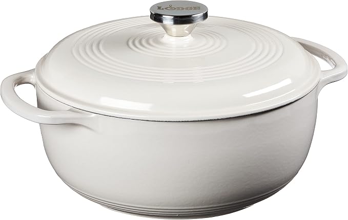 Lodge 4.5 Quart Enameled Cast Iron Dutch Oven by Lodge