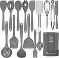 Silicone Kitchen Utensils Set, 16-Piece Silicone Cooking Utensils by Deedro by Deedro