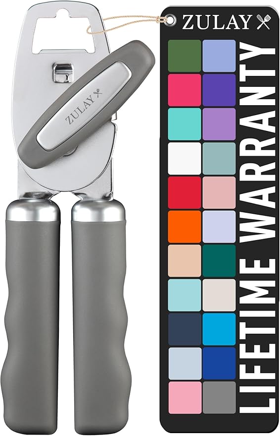 Zulay Kitchen Heavy Duty Stainless Steel Can Opener Manual by ZulayKitchen